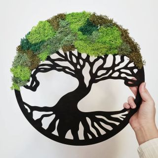 ❗NOVINKA❗ 💚 Mechové stromy a obrazy 🌳 Vytvoříme vám obraz podle vašich představ - tvar, barva, velikost... #dekorace...